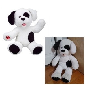 BUILD-A-BEAR Cookies & Cream Spotted Pup Dog Stuffed Animal